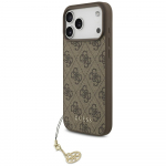 Guess 4G Charms Collection MagSafe &uuml;mbris jaoks iPhone 17 Pro Max - brown