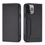 Magnetkaardi &uuml;mbris iPhone 13 Pro pouch kaardi rahakoti kaardihoidja must