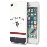 US Polo USHCI8PCSTRB iPhone 7/8/SE 2020 / SE 2022 valge Tricolor Pattern Collection