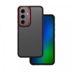 Crystal juodas dėklas for Samsung Galaxy S25 Plus raudonas