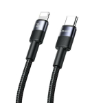 USAMS Laidas USB-C į Lightning 30W 1,2m juodas SJ729USBSG01 (US-SJ729) (tuba)