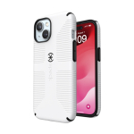 Speck Candyshell Grip MagSafe - iPhone 17e / 16e / 15 / 14 / 13 &uuml;mbris (valge / must)