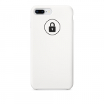 Dėklas "Silicone Case" skirtas iPhone 7 Plus (8 Plus) / White / su įpakavimu