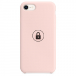 Dėklas "Silicone Case" skirtas iPhone SE 2020 / Pink Sand / su įpakavimu