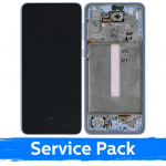 Ekranas skirtas Samsung A336 A33 5G su rėmeliu / Blue / (Service Pack)