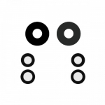 Rear Camera Lens &Uuml;hildub Xiaomi 12 Pro rear camera lens (3pcs)