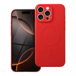 Silikoninis magnetinis dėklas telefonui iPhone 16 Pro Max su MagSafe (m) - raudonas