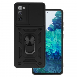 Slide Camera Armor &Uuml;mbris jaoks Samsung Galaxy S20 FE/Lite must