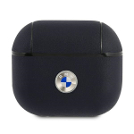 BMW AirPods 3 ehtsast nahast h&otilde;bedase logoga &uuml;mbris - tumesinine