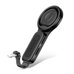 USAMS Adapteris AU06 2w1 Lightning - 2 x lightning + žiedinis laikiklis juodas SJ274LN01 (US-SJ274)