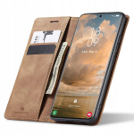 Spacecase piniginės dėklas Galaxy S21 Ultra &scaron;viesiai rudas