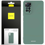 Spacecase silikoninis dėklas Redmi Note 11 Pro 5G tamsiai žalias