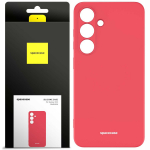Spacecase Dėklas Silicone Case Galaxy S24 raudonas