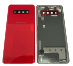 Galinis dangtelis Samsung G975 S10+ raudonas (Cardinal Red) originalus (used Grade B)