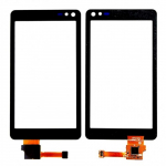 Touchscreen &Uuml;hildub Nokia N8 koos frame Must HQ