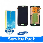 LCD ekraan &uuml;hilduv Samsung J120 2016 J1 kuldne (Service Pack)