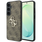 Guess Leather 4G Metal Logo &uuml;mbris Samsung Galaxy S26 FE &ndash; pruun