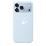 "Silicone Case v2" for iPhone 18 Pro / Light Blue / in package