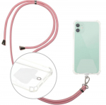 Universal neck strap jaoks phones roosa