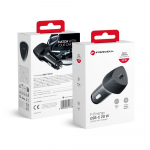 FORCELL F-ENERGY Carbon CC50-1C automobilinis įkroviklis Type C PD 3A 20W juodas