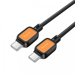 Kaabel USB C to USB C Hoco 3A 60W 1 m X108 must