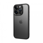 Rock Guard Touch Matte serijos dėklas Iphone 16 Plus juodas
