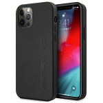 AMG nahast kuumalt tembeldatud &uuml;mbris iPhone 12 Pro Max'ile - must