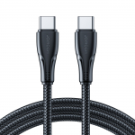 Joyroom S-A11 Surpass kaabel 60W USB-C - USB-C 0.25m - must
