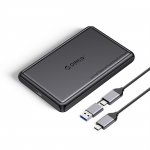 Orico DDL25-C3 2.5" HDD/SSD USB-C 5Gb/s kettaseade - must