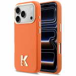 KARL LAGERFELD &uuml;mbris IPHONE 17 Pro Max &uuml;hilduv MagSafe KLHMP17X5PGFKHGO (PU FW W/ KHead Logo) oranž
