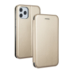 Beline Dėklas Book Magnetic iPhone 12 mini auksinis