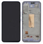 Ekranas Samsung A546 A54 5G 2023 su lietimui jautriu stikliuku ir rėmeliu Violet originalus (assembled service pack)