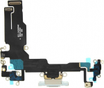 Lanksčioji jungtis skirta iPhone 15 įkrovimo kontaktų, su mikrofonu Blue originali (used Grade A)