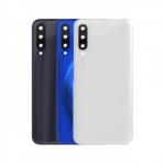 Galinis dangtelis suderinamas su Xiaomi Mi 9 Lite baltas (su kameros stikliuku) HQ