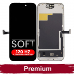 LCD ekraan &uuml;hilduv iPhone 15 Pro Max must (SOFT OLED / Stable 120Hz / Premium)