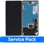 Ekranas skirtas Google Pixel 6 juodas su rėmeliu (Service Pack)