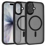 Liavec Cloudy &uuml;mbris metallist kaamera raamiga Iphone 17 jaoks must (kaamera juhtnupp)