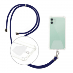 Universal neck strap jaoks phones tumesinine
