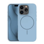 Silicone Thin Mag &uuml;mbris jaoks iPhone 12 / 12 Pro 6,1" light sinine
