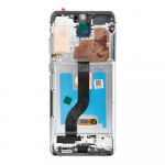 LCD Display jaoks SAMSUNG S20 Plus valge SOFT OLED with frame