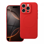 Silikoninis magnetinis dėklas telefonui iPhone 16 Pro su MagSafe (m) - raudonas