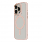 Satin Elegant Mag &Uuml;mbris jaoks iPhone 15 Plus 6,7" roosa
