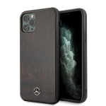 Mercedes Wood Line Rosewood &uuml;mbris iPhone 11 Pro Max'ile - pruun