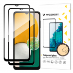 Ekraanikaitseklaas "Wozinsky 5D Full Glue" Samsung A136 A13 5G jaoks, &uuml;mbrisega &uuml;hilduv, must (2 tk)