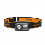 Superfire HL23 headlamp taskulamp, 220 lm, USB-C, akupank