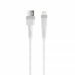 "Setty" USB - "Lightning" kabelis 1,2 m 2A KNA-L-1.220 baltas