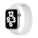 APPLE SILIKOONIST RIHM SOLO APPLE WATCH 39/40/41/42MM SUURUS 6 VALGE ORIGINAALPITSER