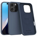 Spacecase Dėklas Pure Mag iPhone 16 Pro tamsiai mėlynas