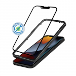 Crong Anti-Bacterial 3D Armor Glass 9H karastatud ekraanikaitseklaas seadmele iPhone 14 Plus / 13 Pro Max, paigaldusraamiga