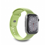 Puro ICON elastne rihm Apple Watch 38 / 40 / 41 / 42 mm kellale, suurused S/M ja M/L, Matcha Green v&auml;rvitoonis